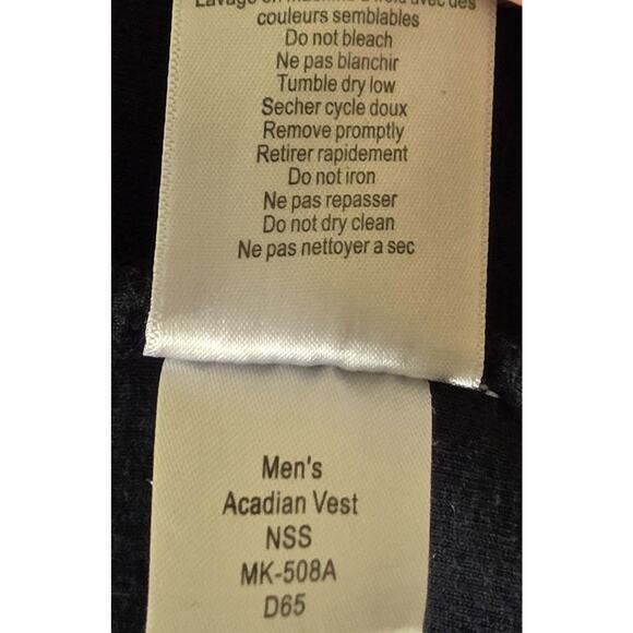 Mountain Khakis Acadian Sherpa Vest Jacket Navy Men's XL - Picture 10 of 10